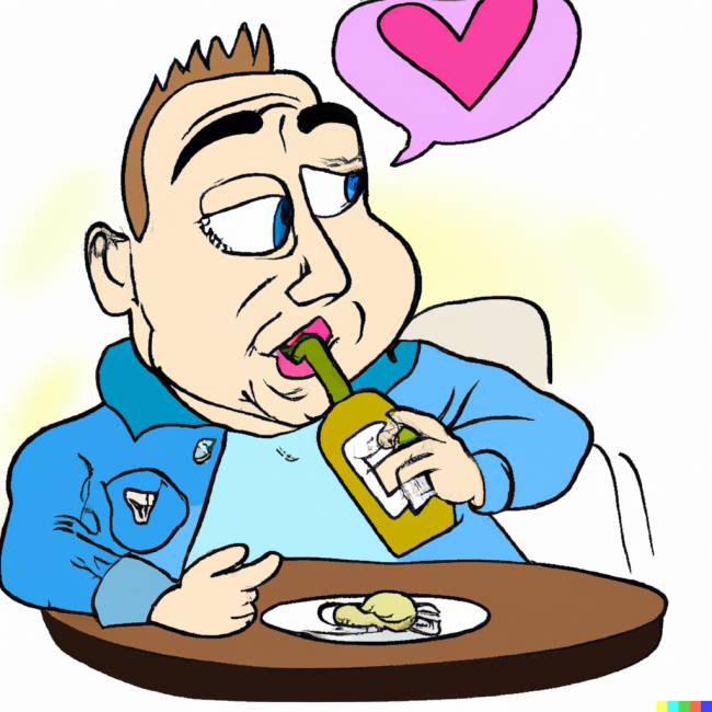 drunk man on a date
