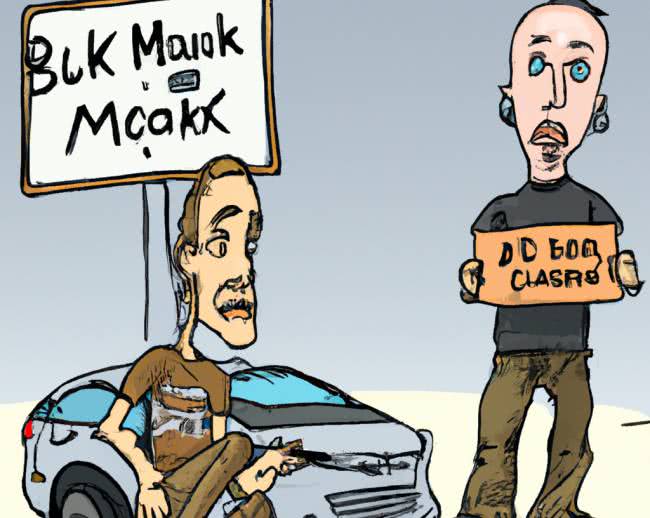 Musk and Bezos were begging for money