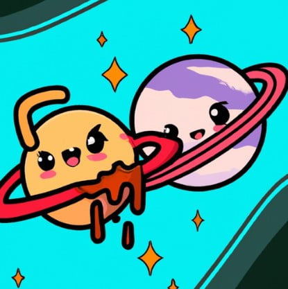 Mars and Venus were chatting